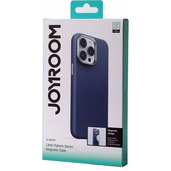Joyroom Magnetyczne etui na telefon iPhone 15 Joyroom JR-BP007 (granatowe)