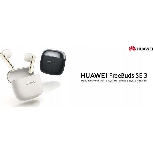 Huawei Freebuds SE 3 Zestaw słuchawkowy Bezprzewodowy Douszny Muzyka Bluetooth Beżowy