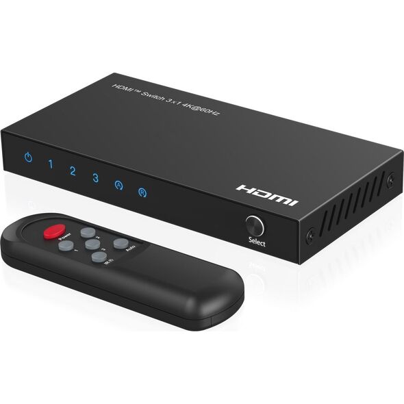 Σύστημα μεταφοράς σήματος AV MicroConnect Microconnect MC-HDMISWITCH0301-4K Switcher βίντεο 13457341 5715063148730