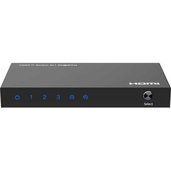 Σύστημα μεταφοράς σήματος AV MicroConnect Microconnect MC-HDMISWITCH0301-4K Switcher βίντεο 13457341 5715063148730