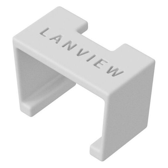 Lanview organizer Εξάρτημα καλωδίου Lanview LVT-SC-W Χρωματικά κωδικοποιημένο κλιπ 13465599 5715063276921