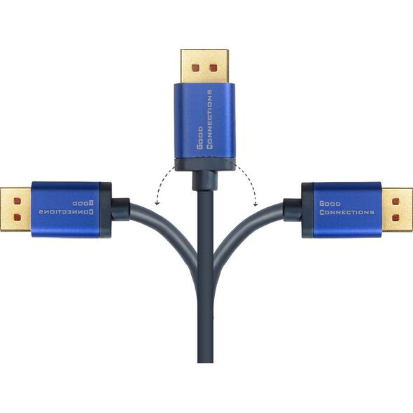Καλώδιο Alcasa Alcasa 4814-SF020B Καλώδιο DisplayPort 2 m Μπλε 13469461 4014619709038