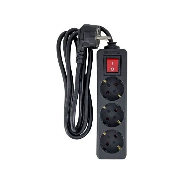Καλώδιο τροφοδοσίας MicroConnect Microconnect MC-GRU0035BS splitter 5 m 3 x πρίζα ρεύματος Indoor Black 13470747 5715063307311
