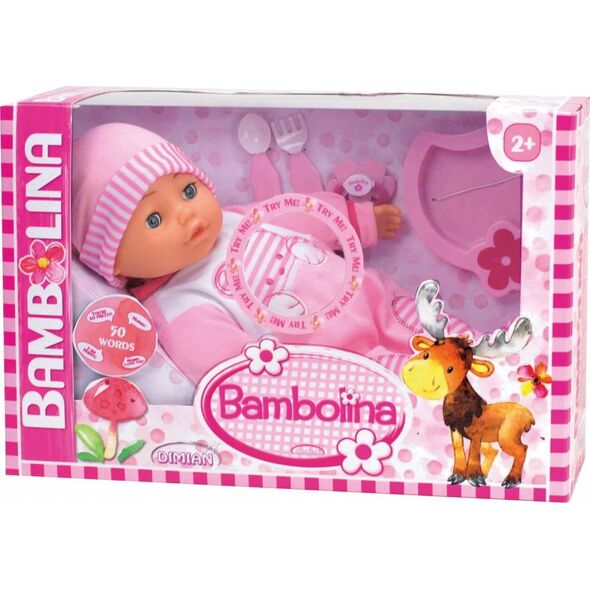 Bambolina BAMBOLINA kalbanti lėlė Jasmine (EE 50 žodžių), BD358EE 13411795 4895167988058
