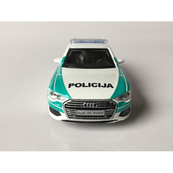 Bburago BBURAGO 1:43 μοντέλο αυτοκινήτου Audi A6 Avant Λιθουανική αστυνομία, 18-30415LT 13583650 4893993304158