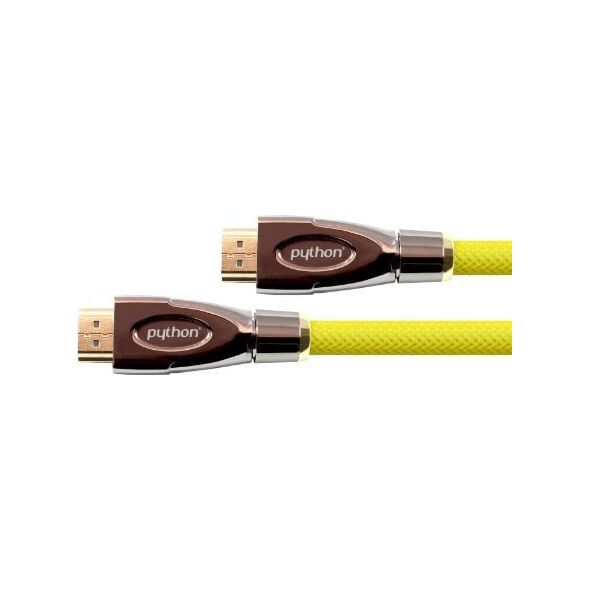 PYTHON Python HDMI« 2.0 καλώδιο AKTIV 4K2K Nylongeflecht καλώδιο gelb 30m 13342265 4014619717781