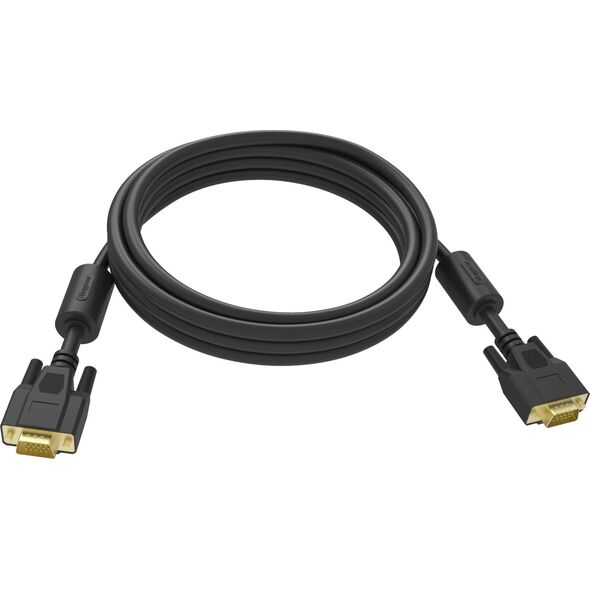 Cable Vision VISION Επαγγελματική εγκατάσταση staugliches VGA-Verbindungskabel - 30 JAHRE GARANTIE - Vergoldete Anschlusse - Ferritkerne an beiden Enden - VGA (M) zu VGA (M) - Aussendurchmesser 8,0 mm - 28 m Schlusse - 10 13354385 4911613000003