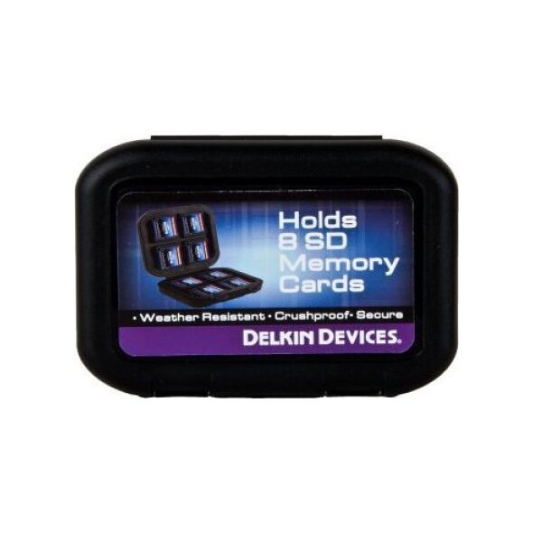 Delkin Reader Θήκη Delkin Weather Resistant για 8 κάρτες SD 13362527 750324100770
