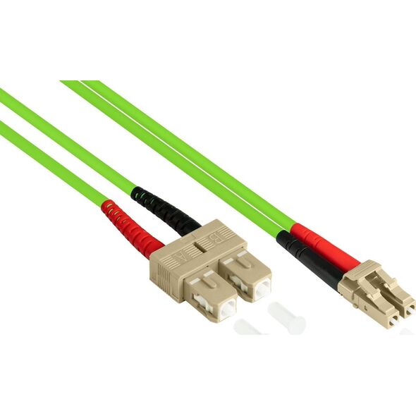 Alcasa Alcasa LW-8075LS5 InfiniBand / Καλώδιο οπτικών ινών 7,5 m LC SC Πράσινο 13395527 4014619741335