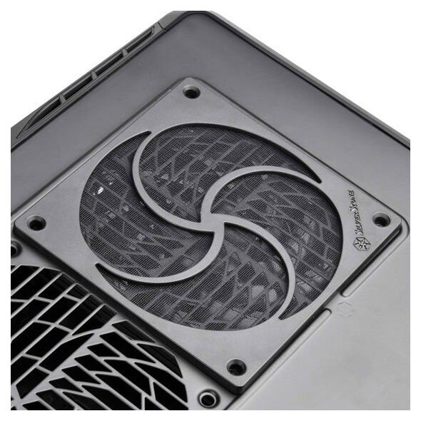SilverStone SilverStone SST-FF125B magnetischer Highflow Staubfilter, μαύρο - 120mm 13403595 4710679814278