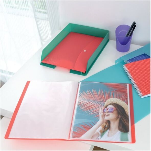 Esselte Wallet Color'Breeze A4 PP 3τμχ κοραλί 13534230 4049793076126