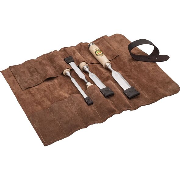 Kirschen Kirschen Firmer Chisel Set 4τμχ. Δερμάτινη τσάντα 10-16-20-26 13340825 4016649151115