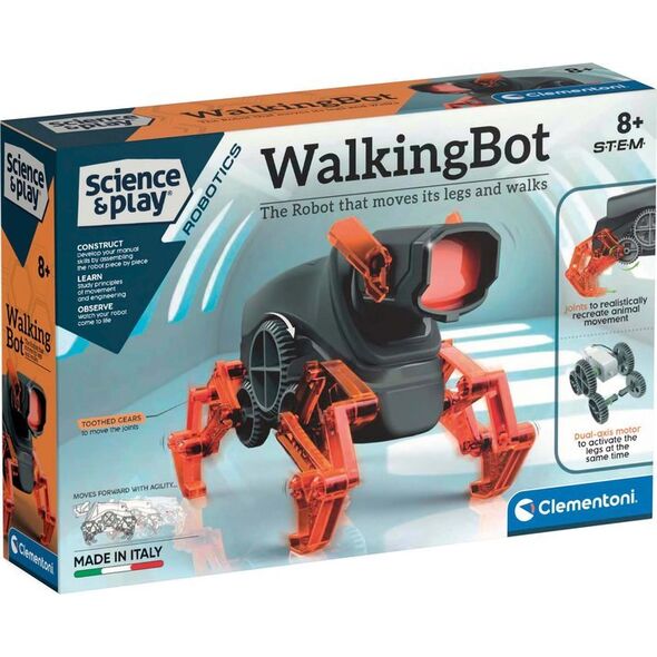 Clementoni CLEMENTONI vaikščiojantis robotas, 75039BL 13413325 8005125750399