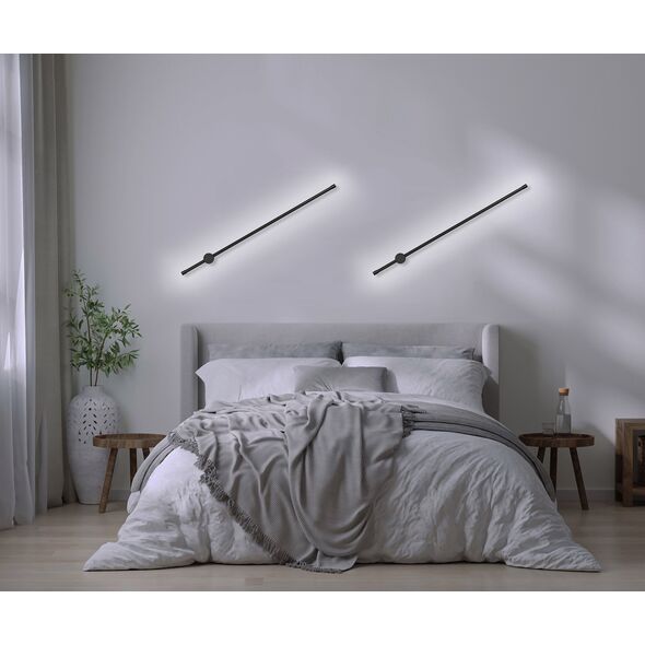 Kinkiet Activejet Lampa ścienna LED Activejet AJE-HILTON Black NW