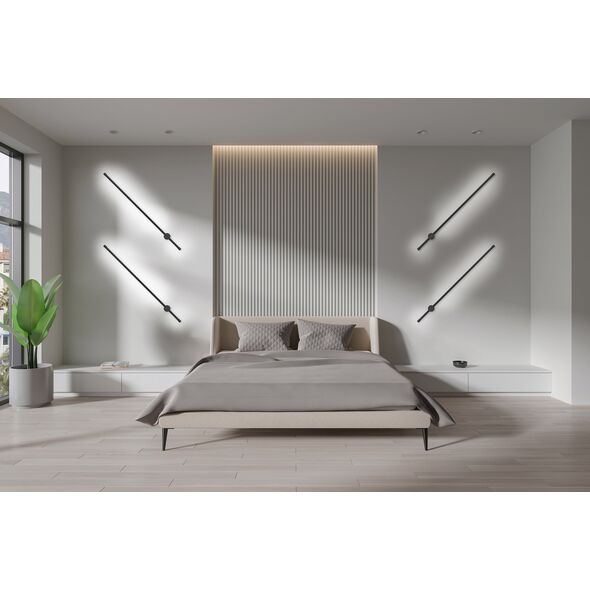 Kinkiet Activejet Lampa ścienna LED Activejet AJE-HILTON Black NW