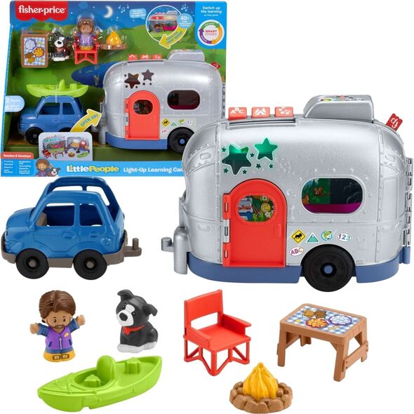 Fisher-Price Interaktywny edukacyjny Kamper Małego odkrywcy światło/dźwięk