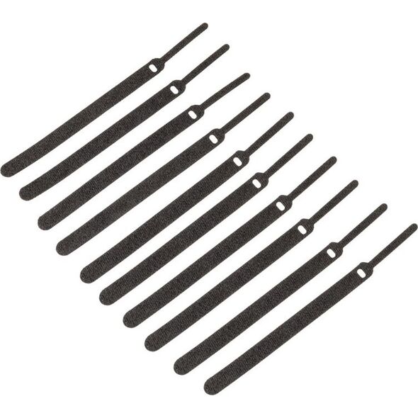 Kolink Organizer Kolink Velcro Hook and Loop Cable Daes - 10 Pack, 150mm, Black 13334015 5999094004986