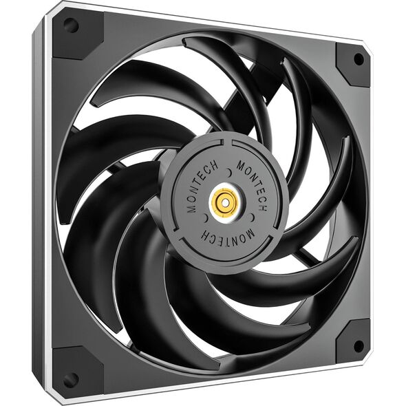 Montech Montech Metal120 PWM Lüfter - 120 mm, schwarz