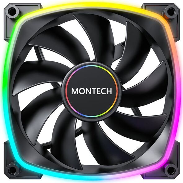 Montech Montech AX140 PWM ARGB Lüfter - 140mm, μαύρο 13338461 4710562747287