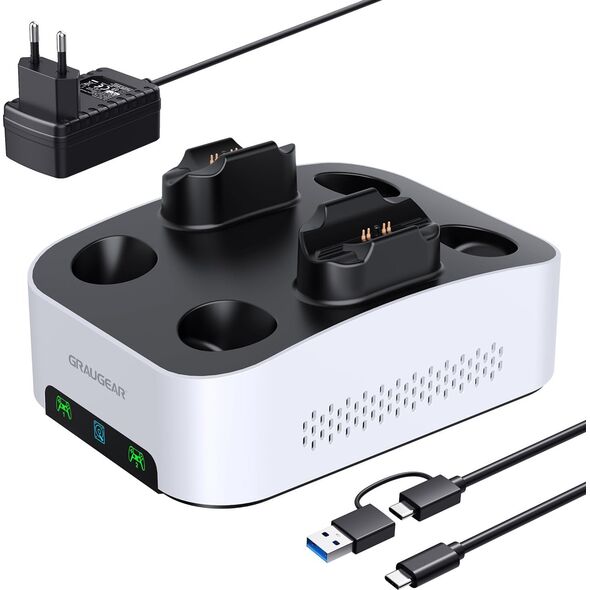 Graugear Graugear G-3506-CG-8TB Festplattengehäuse + Ladestation 13338905 4260746550948