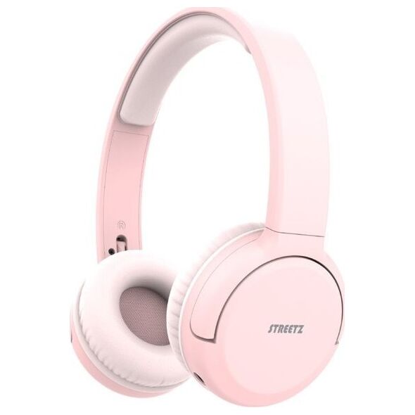 Streetz Bluetooth ακουστικά ausinės STREETZ, miktofonas, sulankstomos, rožinės / BT210-PNK / 6612086 14205842 7333048068125