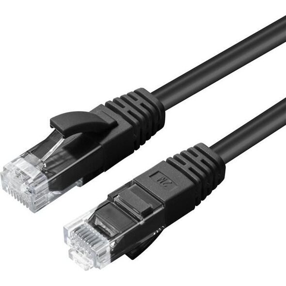 Microconnect MC-UTP6A003S kabel sieciowy Czarny 0,3 m Cat6a U/UTP (UTP)