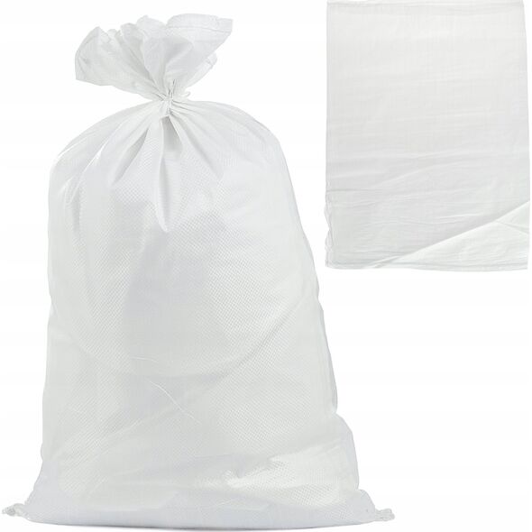 Worek polipropylenowy 50x80cm 30kg /Biały