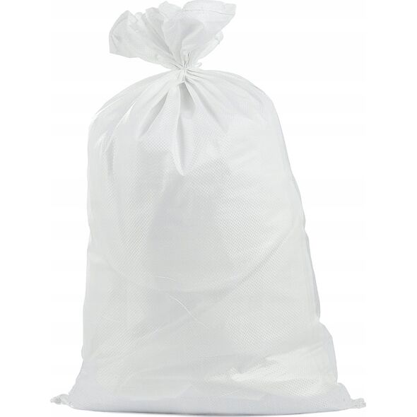 Worek polipropylenowy 50x80cm 30kg /Biały