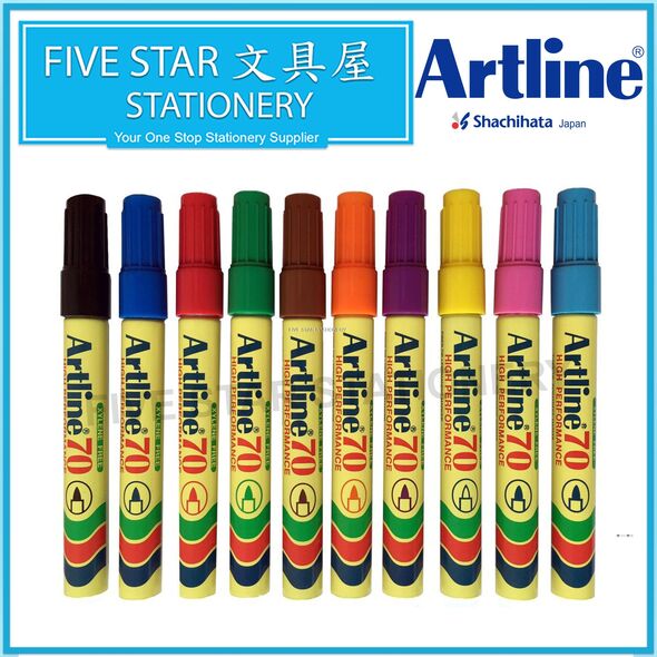 Marker Artline 70 Permanent 10-sæt