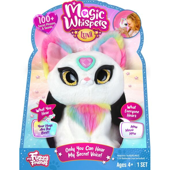 Clementoni My Fuzzy Friends Διαδραστικό παιχνίδι - Magic Whispers Luna 14111705 810017187034