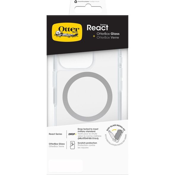 OtterBox OtterBox React MagSafe + Glass Apple iPhone 16 Pro διαφανές 14133974 840304774814