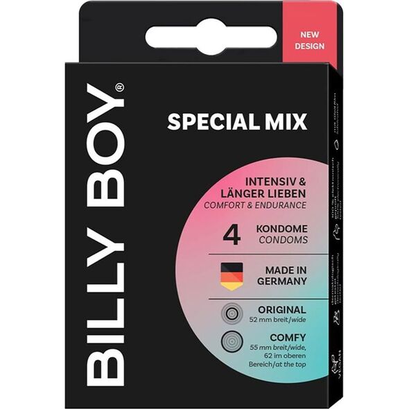 Billy Boy condoms Special Mix 4pcs