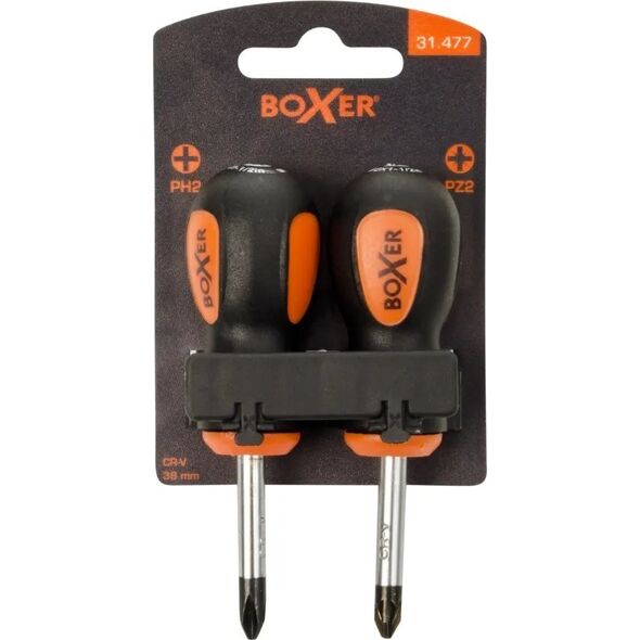 BOXER Skruetrækkersæt kort - 2 σετ. 13939124 5708614314777