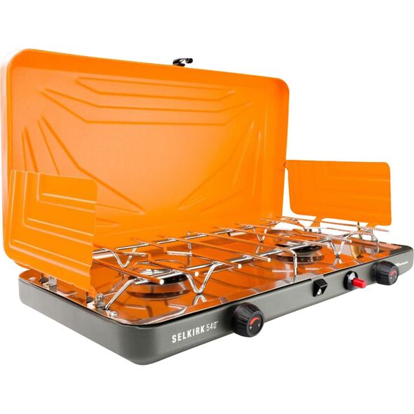 GSI Outdoors Selkirk 540i Isobutane Camp Stov  450 ml, Orange/ Grey