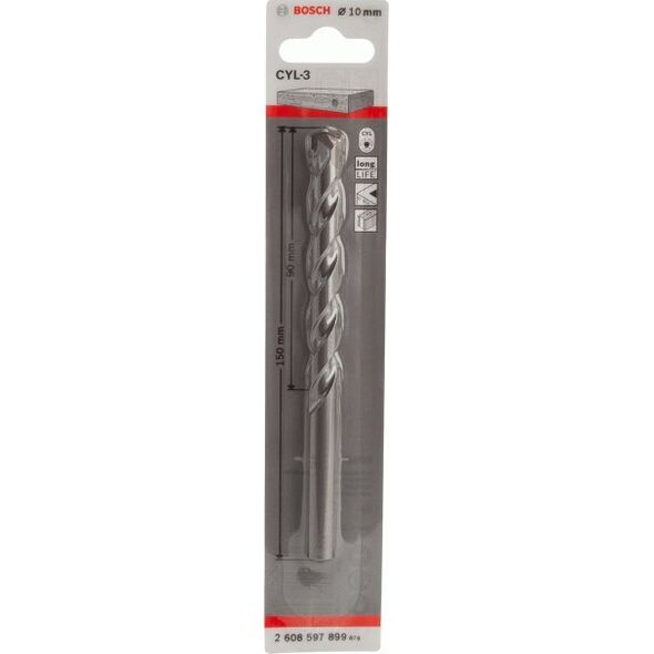 Τρυπάνι Bosch Bosch BETONBOR SILVER SLAGBOR 10X90X150mm 13955918 3165140212885