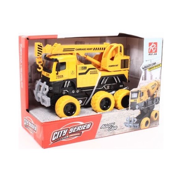 Όχημα Hipo Crane 6 τροχοί 19cm ελαφρύ/ήχο RJ6964-7 07367 13957865 6920179507367