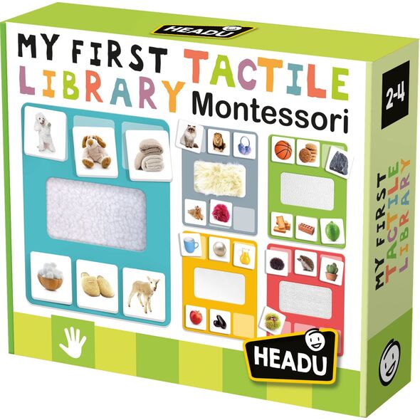 Εκπαιδευτικό παιχνίδι Headu HEADU Montessori My First Tactile Library 13960160 8057592354341