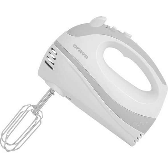 Μίξερ Orava Orava SL-110 ruční šlehač, 300 W, 75 dB, 5 rychlostí, pulzní spínač, šedá / bílá 14222232 8586016726414