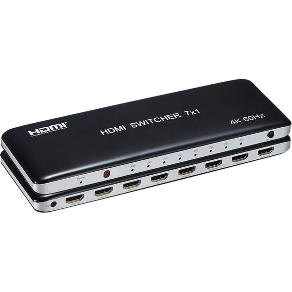 PremiumCord 4K@60hz HDMI διακόπτης 7:1 πλαστικό κάλυμμα 14446150 8592220023539