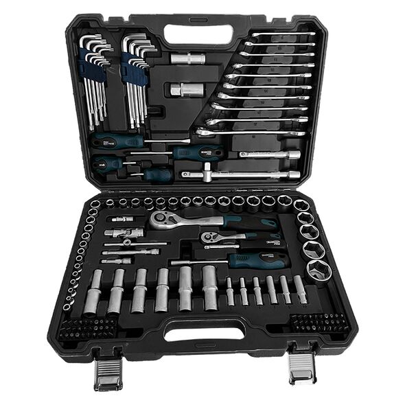 [Product / Manufacturer] Bht5130 Bormann pro Bht5130 σετ Καρυδάκια 1/4'' & 1/2' με Καστάνια,κατσαβίδια,κλειδιά 150τμχ 077817 έως 12 Άτοκες Δόσεις