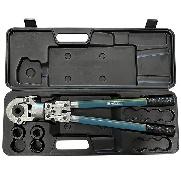 [Product / Manufacturer] Bht8005 Bormann pro Bht8005 Πρέσα Σύσφιξης Υδραυλική,16-20-25-32mm,8τμχ 077480 έως 12 Άτοκες Δόσεις