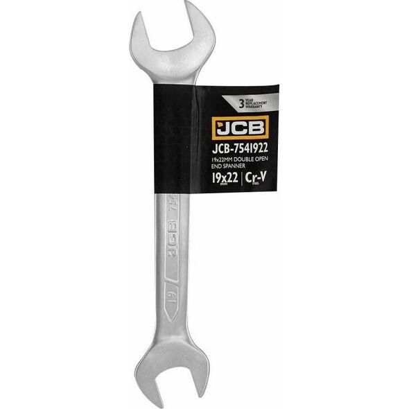 JCB JCB KLUCZ PLASKI 19x22mm