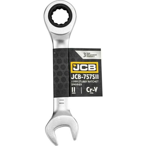 JCB JCB KLUCZ OCZKOWY Z GRZECHOTKĄ  KRÓTKI 11mm