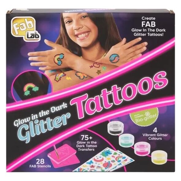 Storey Publishing LLC FabLab Glow Tattoos - glitter tattoos that glow in the dark