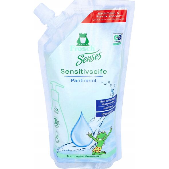 Rankų muilo užpildas Frosch Sense, 500ml