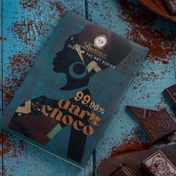 Dark chocolate with 99.6% cacao Laurence, 80 g