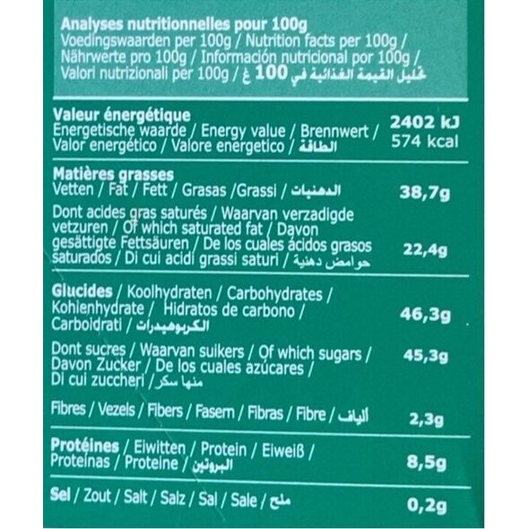 Chocolate tablet Galler Milk Almonds, 80 g