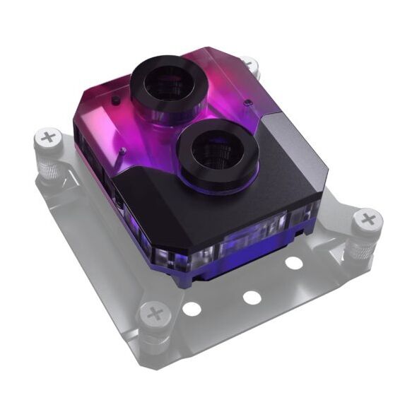 Phanteks PHANTEKS Glacier EZ-Fit 450CPU CPU-Wasserkhler, RGB - schwarz