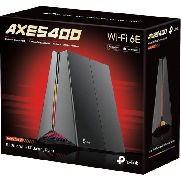 TP-LINK Archer GXE75 AXE5400 Tri-Band Wi-Fi 6E Gaming Router