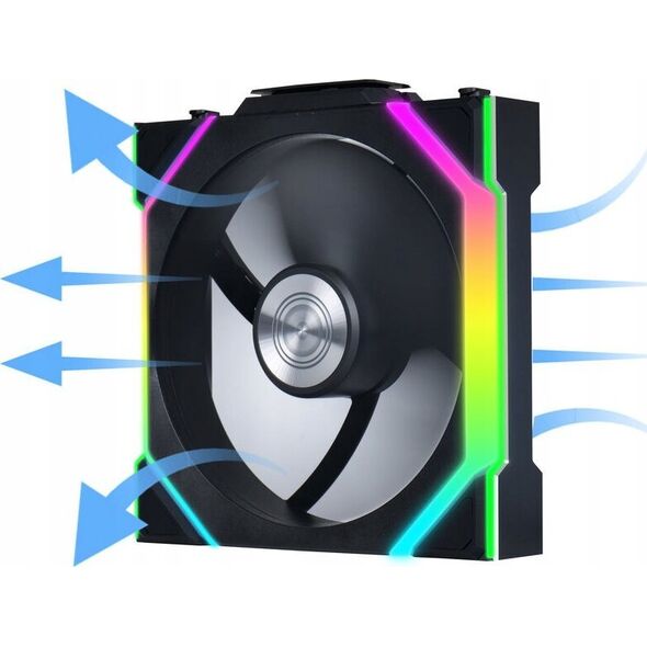 Lian Li UNI FAN SL Wireless ARGB PWM Lüfter - Reverse Blade, 120 mm, schwarz
